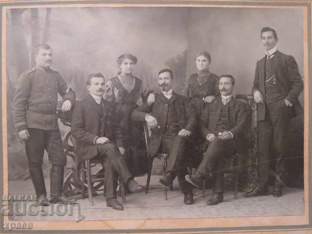 СТАРА ФОТОГРАФИЯ - КАРТОН - ГОЛЯМА 160 - 5