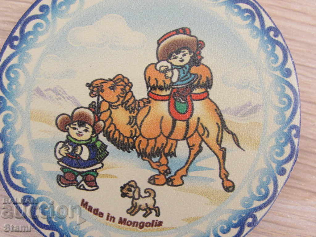 Auction Genuine leather magnet from Mongolia-31 series Auction Genuine leather magnet from Mongolia-31 series