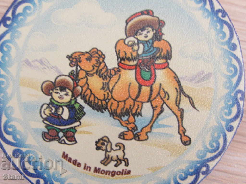 Genuine leather magnet from Mongolia-31 series - 5 Genuine leather magnet from Mongolia-31 series - 5