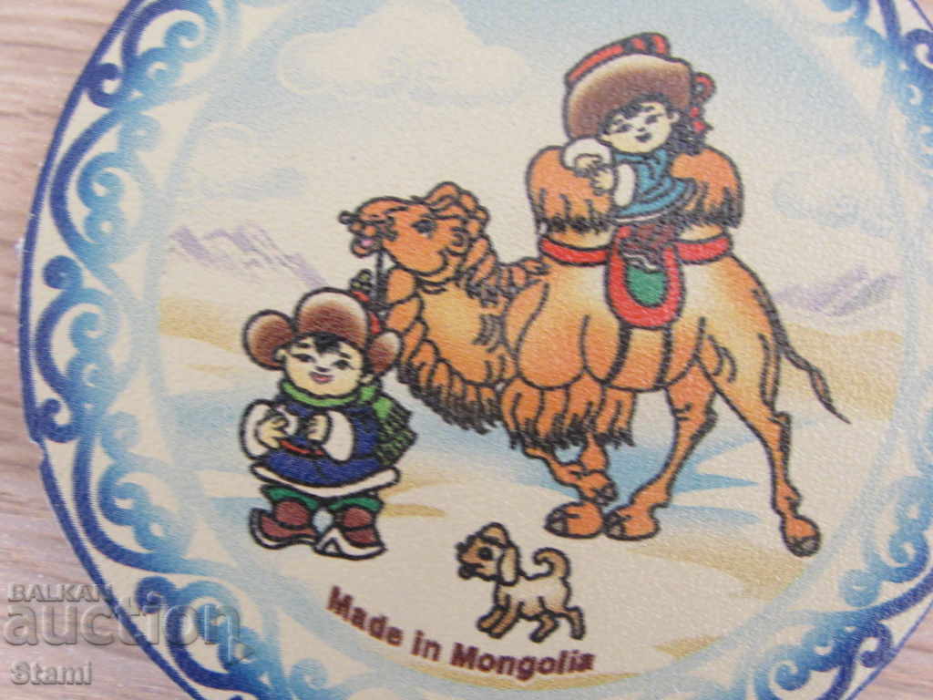 Genuine leather magnet from Mongolia-31 series - 6 Genuine leather magnet from Mongolia-31 series - 6