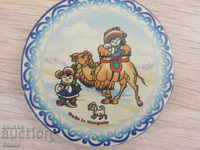 Genuine leather magnet from Mongolia-31 series