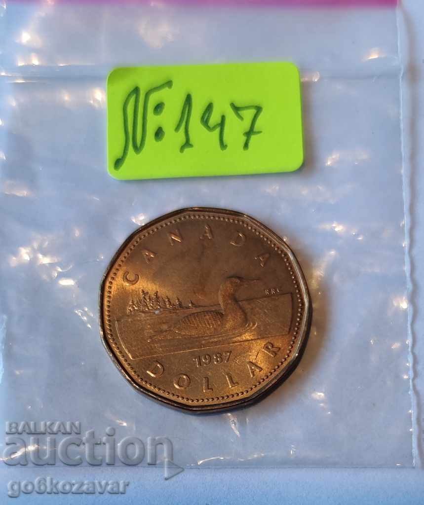 Auction Canada 1 Dollar 1987 Auction Canada 1 Dollar 1987