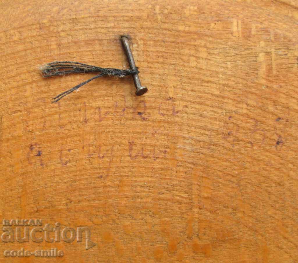 Old picture drawing winter landscape oil on wooden plate - 6 Old picture drawing winter landscape oil on wooden plate - 6