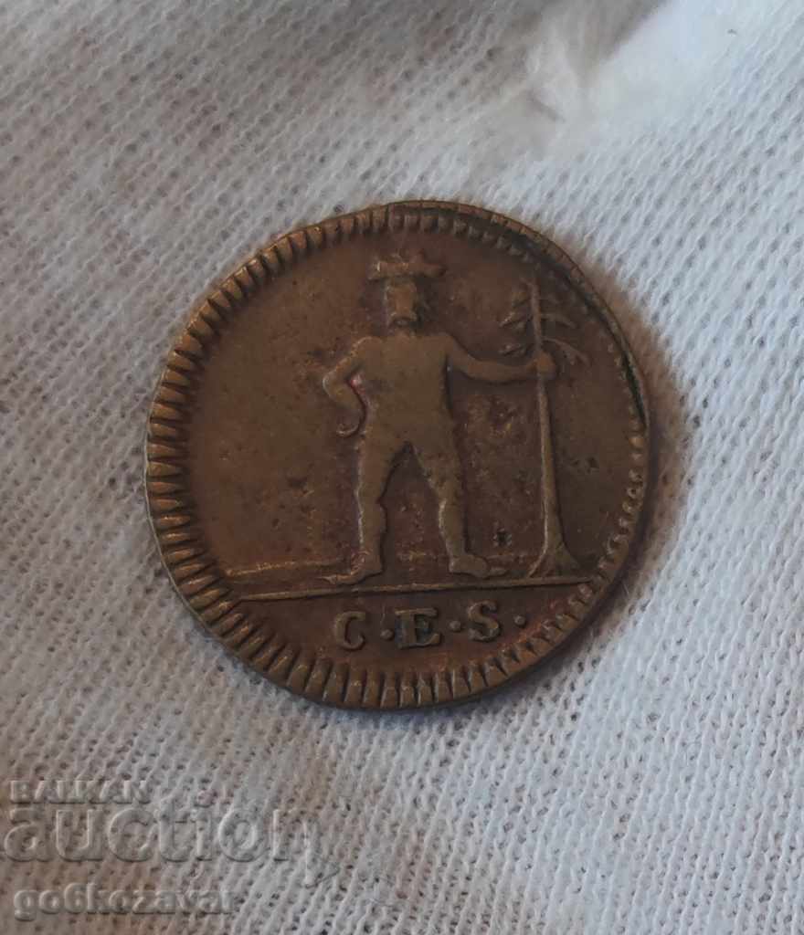 Braunschweig Ανόβερο 1 pfennig 1781 Braunschweig Ανόβερο 1 pfennig 1781