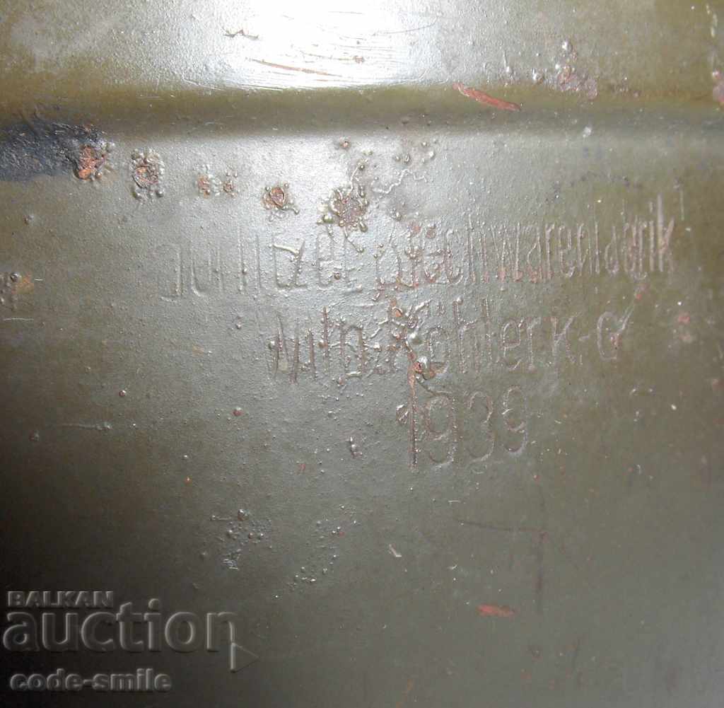 Old Nazi military box Germany WWII 1939 - 6