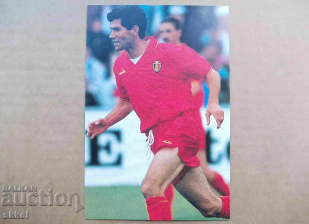 Футболна картичка оригинална Енцо Шифо Белгия 1986