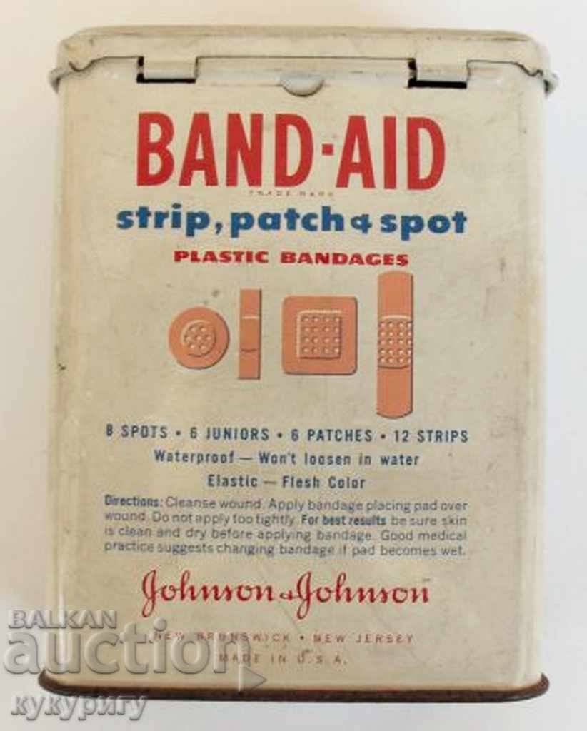 Old USA Medical Tape Sheet with price 25.00 BGN | € 12.78