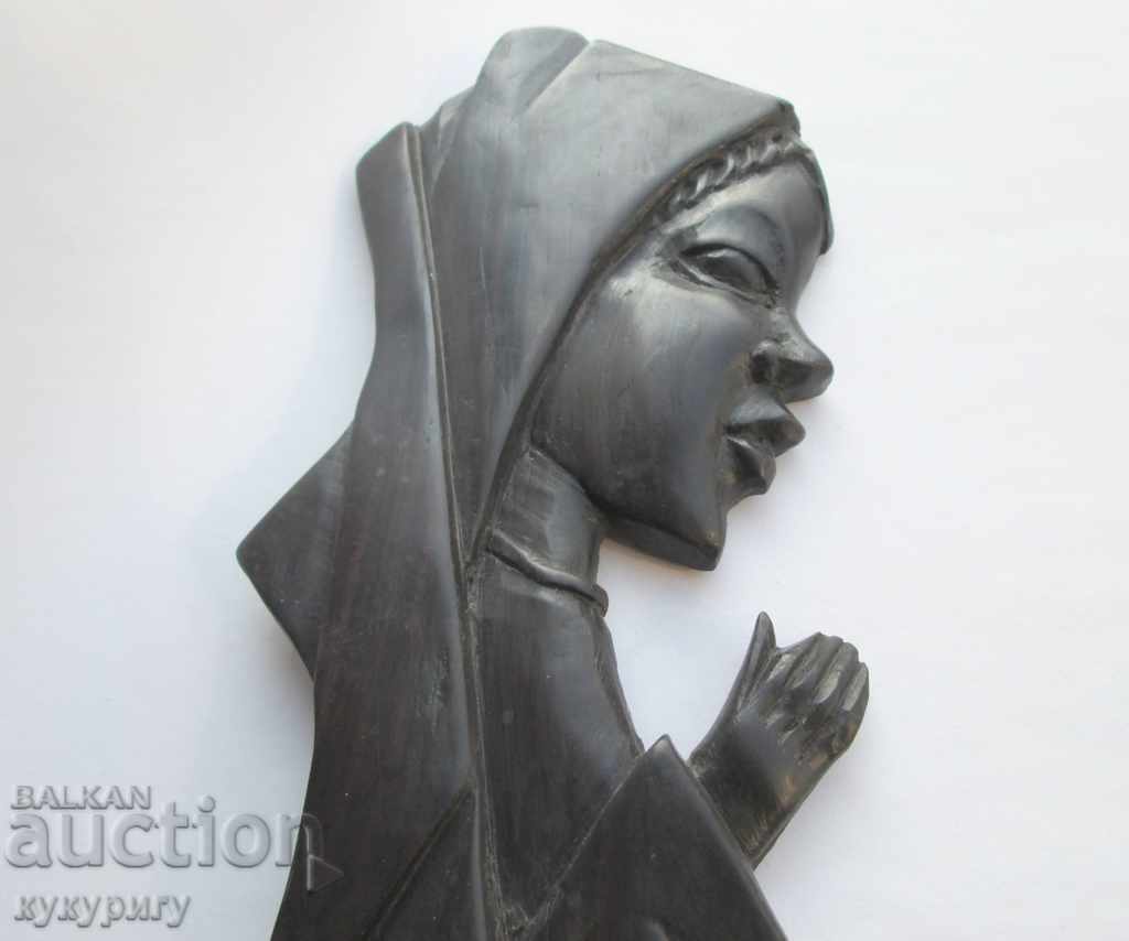 An old wooden religious figure panel carving ebony with price 35.00 BGN | € 17.90 An old wooden religious figure panel carving ebony with price 35.00 BGN | € 17.90