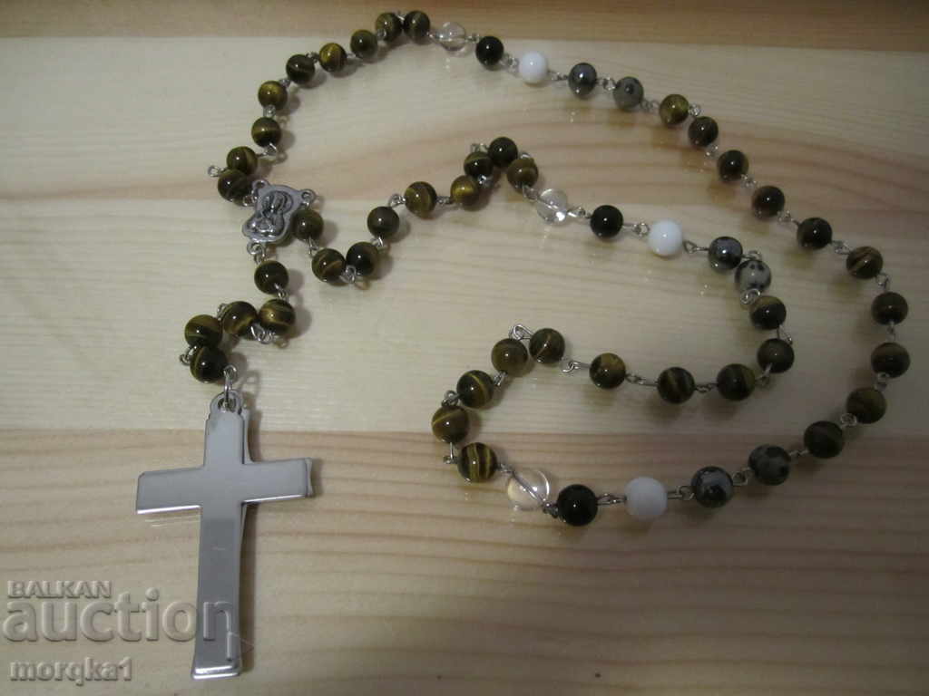 Necklace-type Necklace Necklace and Steel Cross Finish with price 25.00 BGN | € 12.78 Necklace-type Necklace Necklace and Steel Cross Finish with price 25.00 BGN | € 12.78