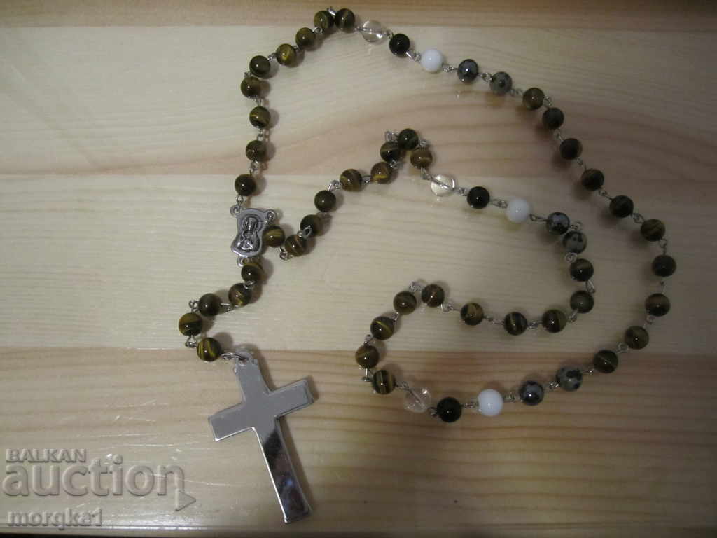 Necklace-type Necklace Necklace and Steel Cross Finish - 7 Necklace-type Necklace Necklace and Steel Cross Finish - 7