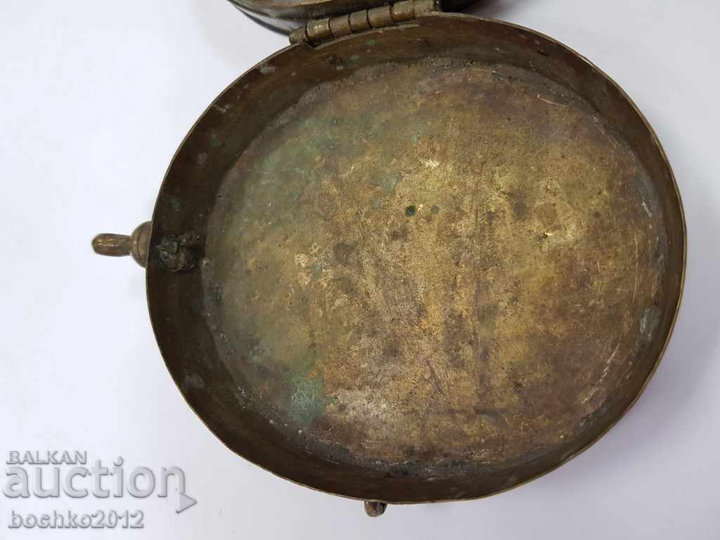 Unique European Royal Bronze Sea Ship Box 19th Century - 7