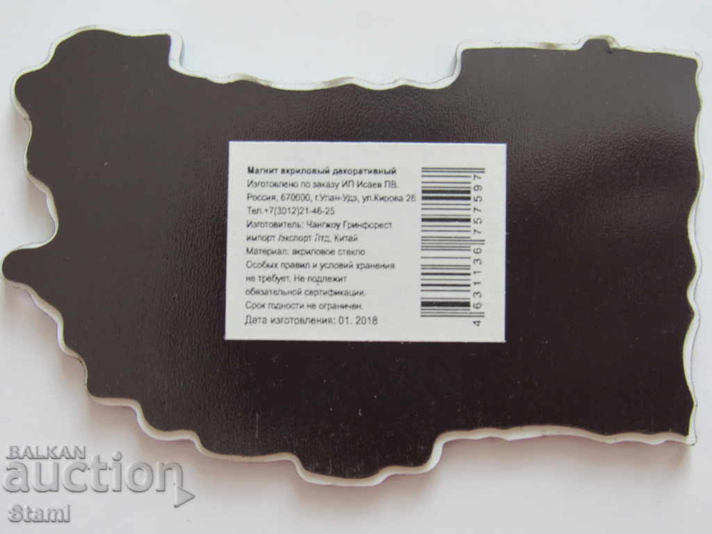 An authentic magnet from Lake Baikal, Russia-Series-40 - 5 An authentic magnet from Lake Baikal, Russia-Series-40 - 5