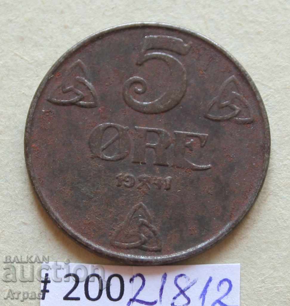 5 ore 1941 Norway iron