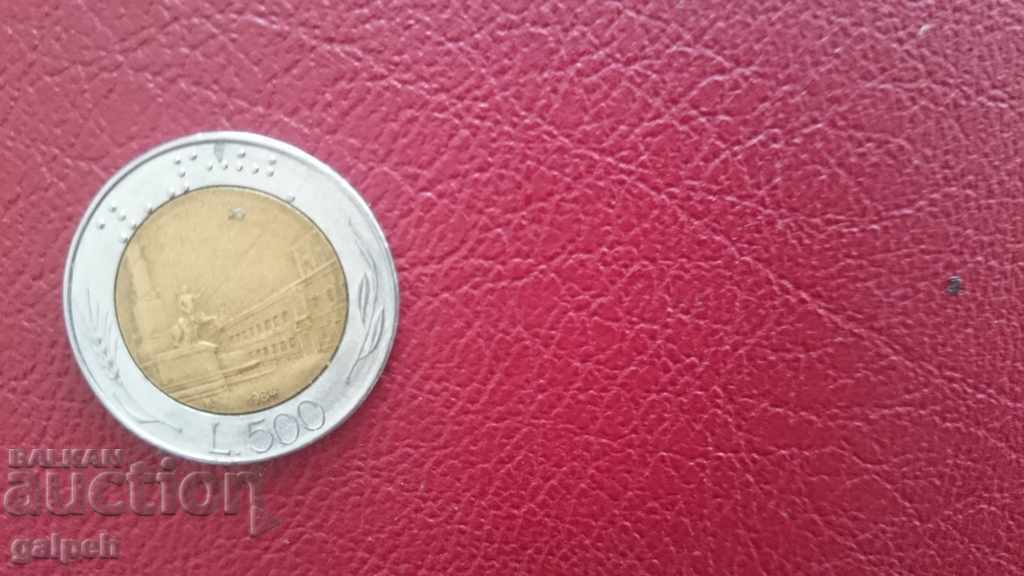 ITALY - ANNIVERSARY LOT 500 LIRES - 5 pcs. - BGN 8 with price 8.00 BGN | € 4.09 ITALY - ANNIVERSARY LOT 500 LIRES - 5 pcs. - BGN 8 with price 8.00 BGN | € 4.09