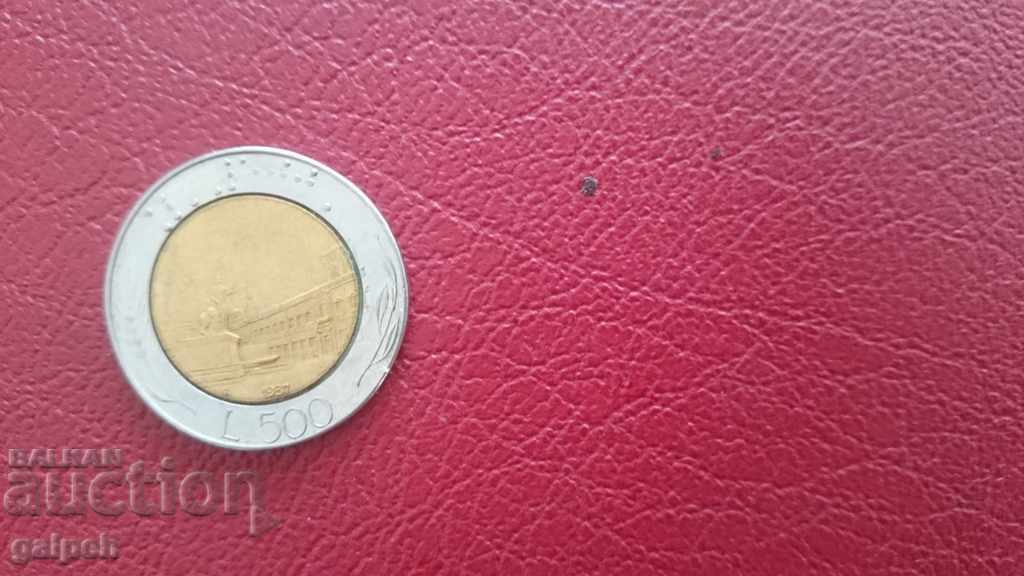 Auction ITALY - ANNIVERSARY LOT 500 LIRES - 5 pcs. - BGN 8 Auction ITALY - ANNIVERSARY LOT 500 LIRES - 5 pcs. - BGN 8