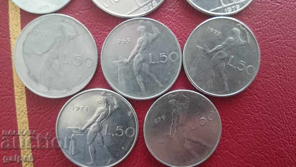 Auction ITALY - LOT 500, 200,100,50,20 pounds. Auction ITALY - LOT 500, 200,100,50,20 pounds.