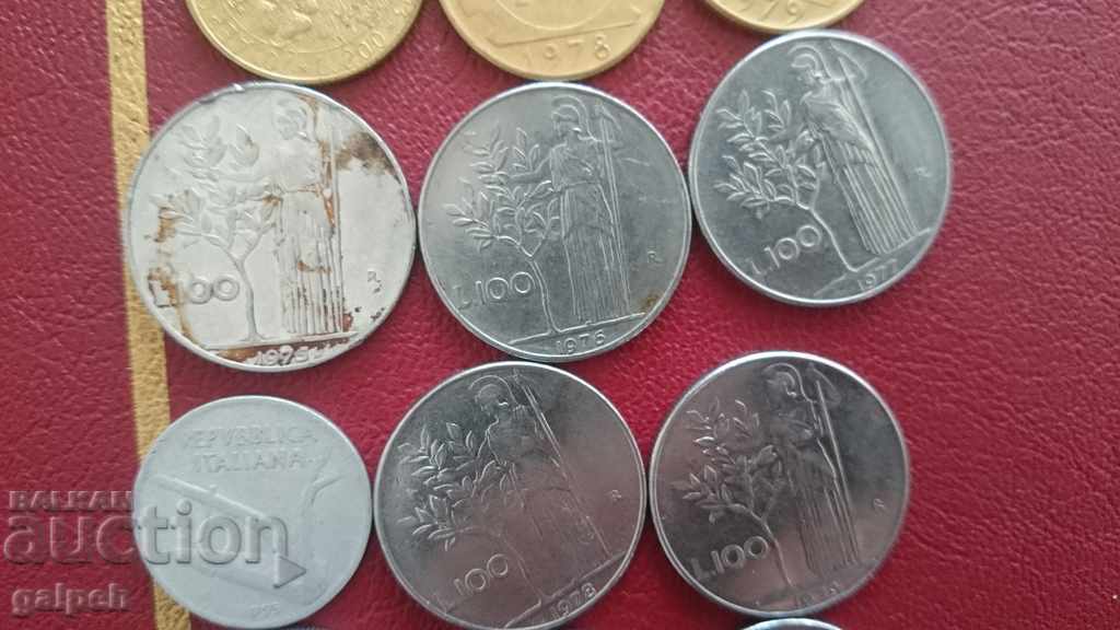 ITALY - LOT 500, 200,100,50,20 pounds. - 5 ITALY - LOT 500, 200,100,50,20 pounds. - 5