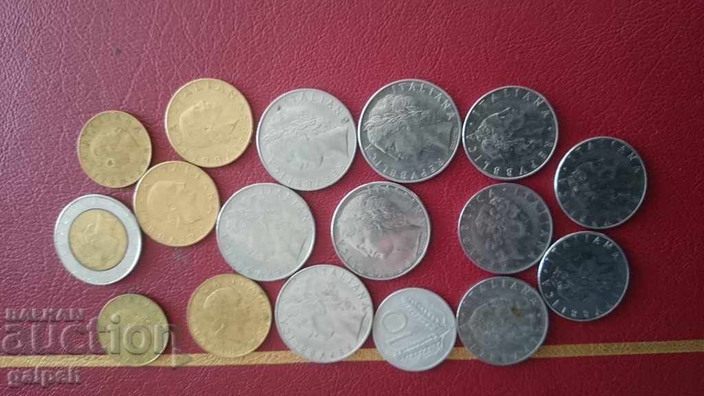 ITALY - LOT 500, 200,100,50,20 pounds. - 6 ITALY - LOT 500, 200,100,50,20 pounds. - 6