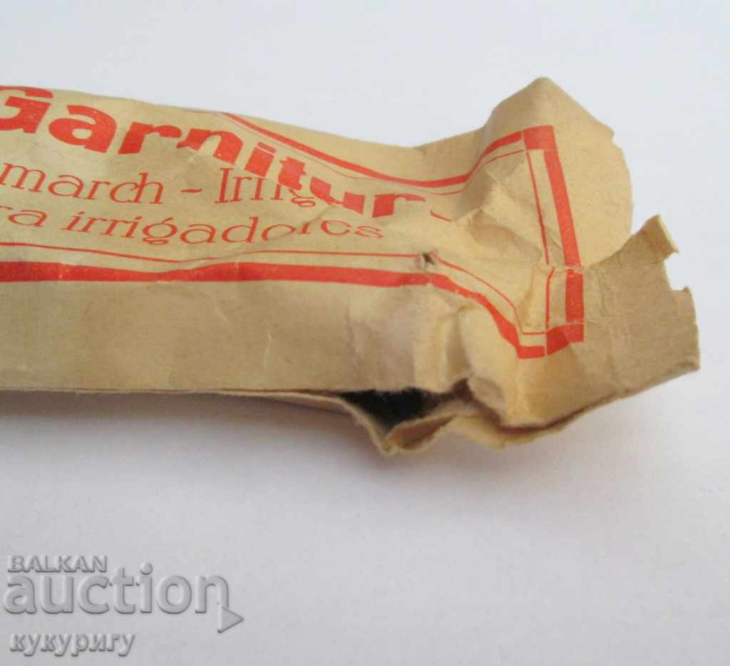 Old antique medical irrigator unopened - 5 Old antique medical irrigator unopened - 5