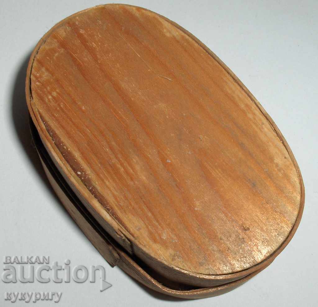 Delivery of Very old wooden box wick for wicker germany 19th c.