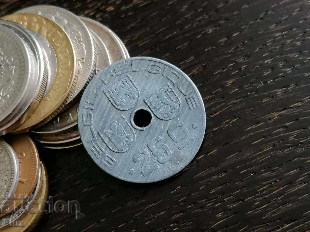 Moneda - Belgia - 25 de centi 1943.
