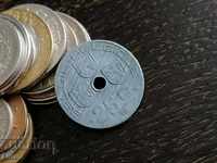 Coin - Belgium - 25 cents 1943