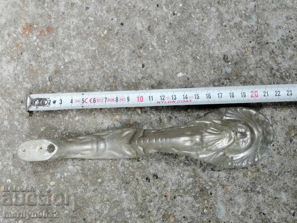 Auction Decoration of figured aluminum applique decor art deco Auction Decoration of figured aluminum applique decor art deco