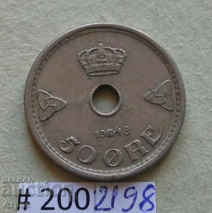 50 ore 1948 Norway