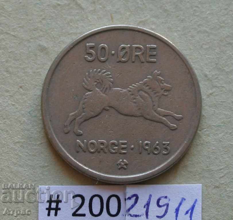 50  оре 1963     Норвегия