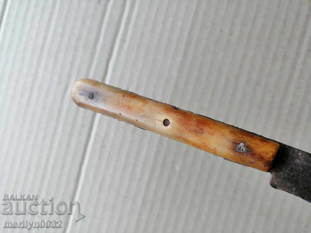 Old sofradzhi knife with bone chireni - 6 Old sofradzhi knife with bone chireni - 6