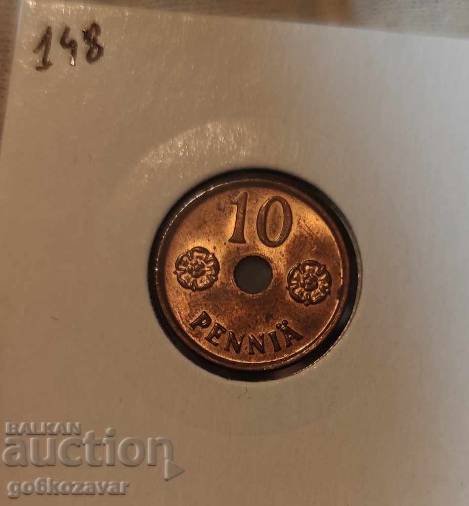 Finland 10 pennies 1941 UNC with price 14.00 BGN | € 7.16 Finland 10 pennies 1941 UNC with price 14.00 BGN | € 7.16