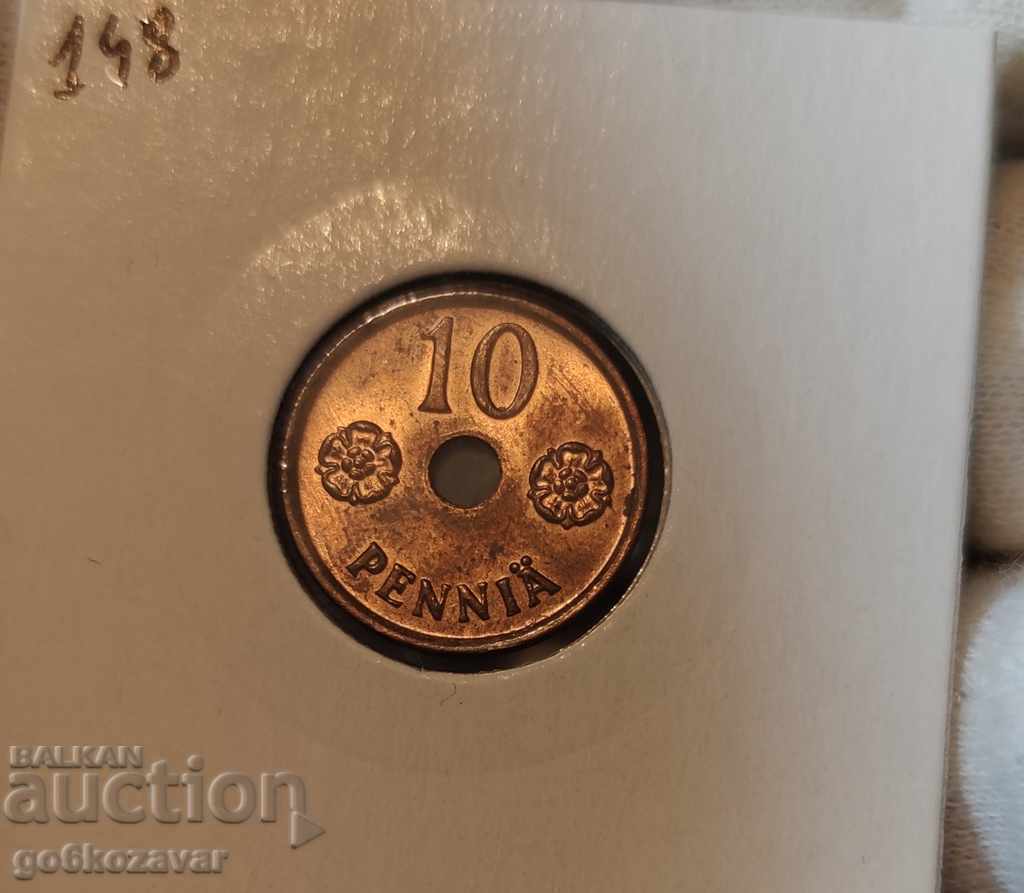 Auction Finland 10 pennies 1941 UNC Auction Finland 10 pennies 1941 UNC