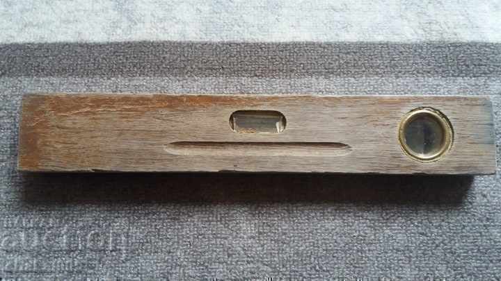 Auction Old wooden spirit level Auction Old wooden spirit level