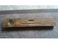 Old wooden spirit level