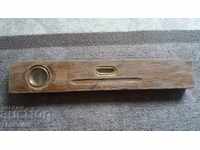 Old wooden spirit level