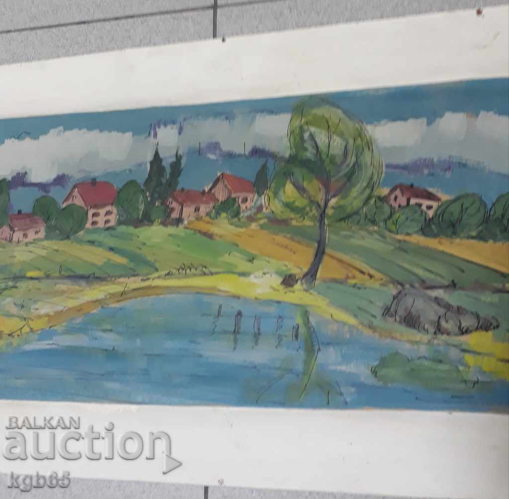 Old oil landscape painting. with price 65.65 BGN | € 33.57 Old oil landscape painting. with price 65.65 BGN | € 33.57