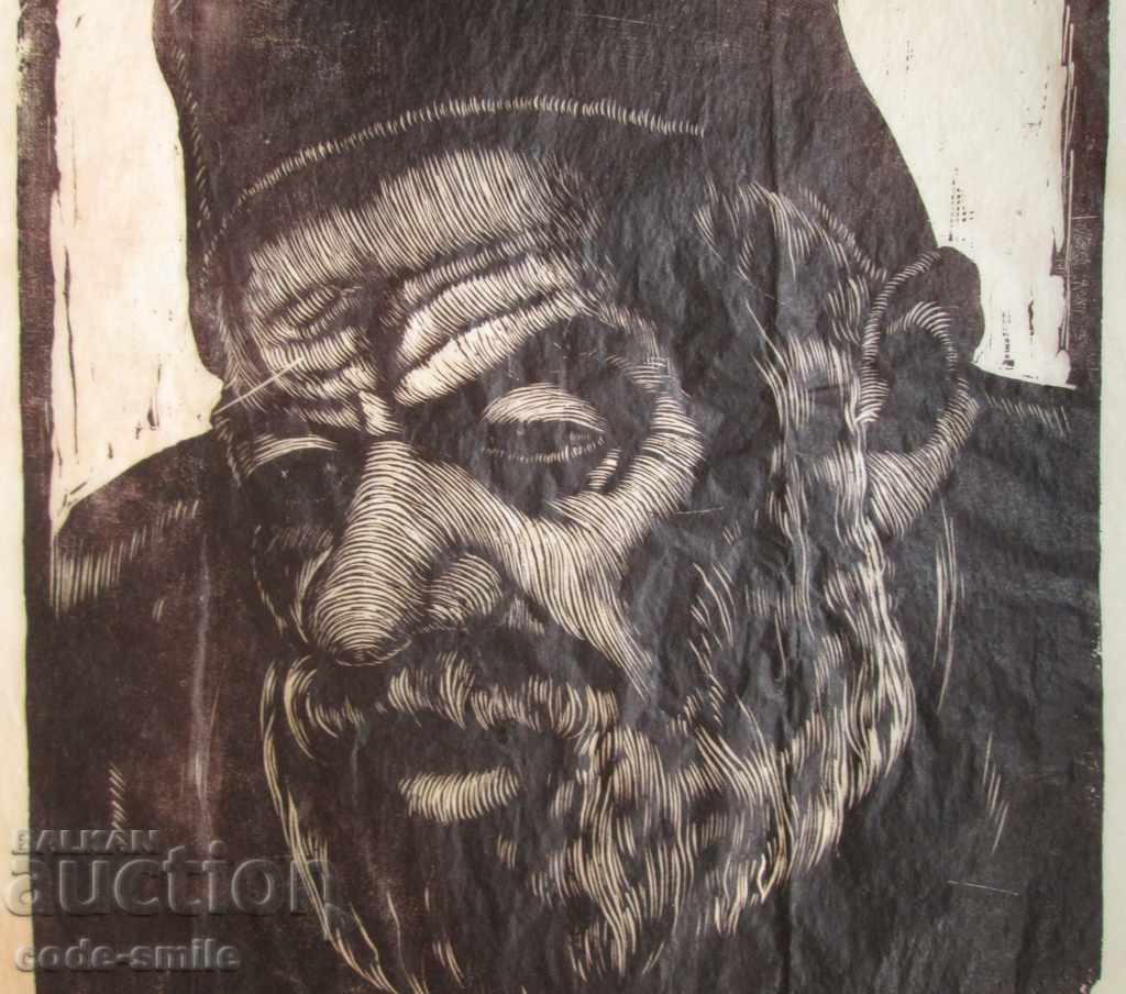 Old picture Portrait of a drawing Dobri Dobrev signed with price 150.00 BGN | € 76.69 Old picture Portrait of a drawing Dobri Dobrev signed with price 150.00 BGN | € 76.69