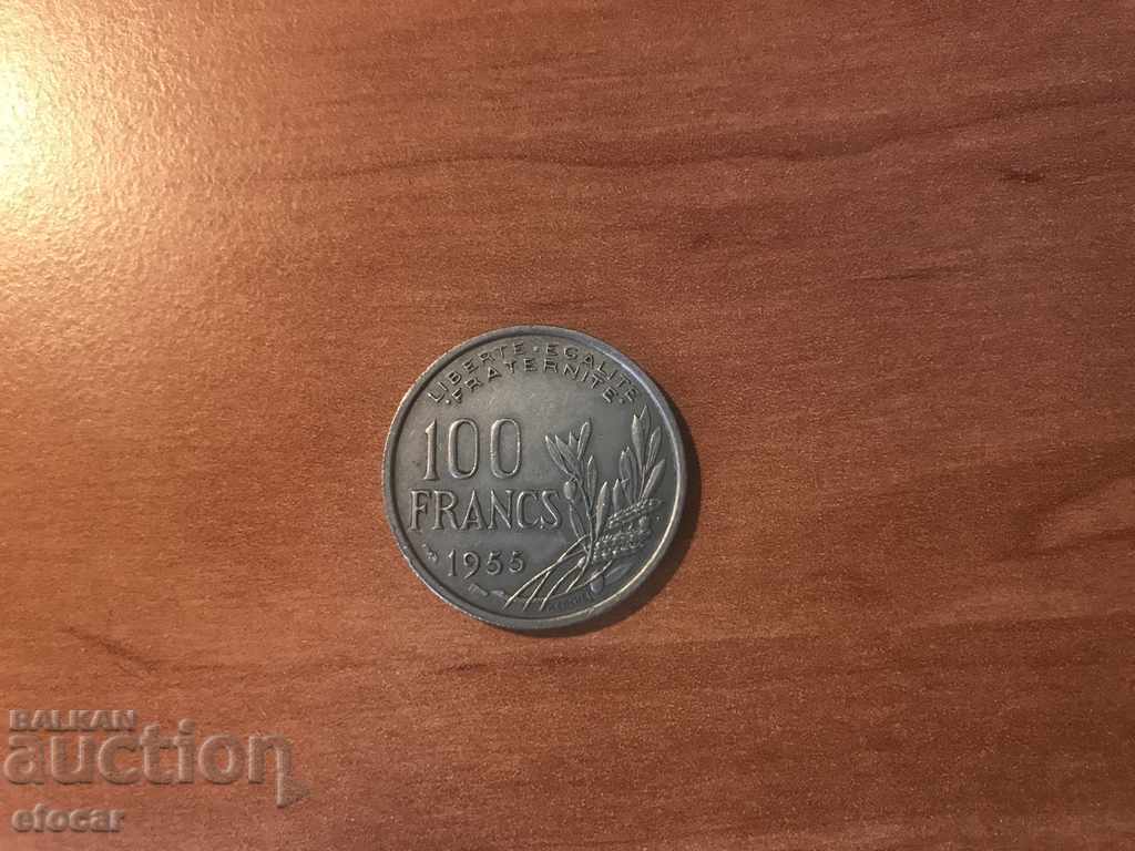 Auction 100 Francs France 1956 Auction 100 Francs France 1956