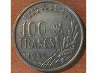 100 de franci Franța 1956