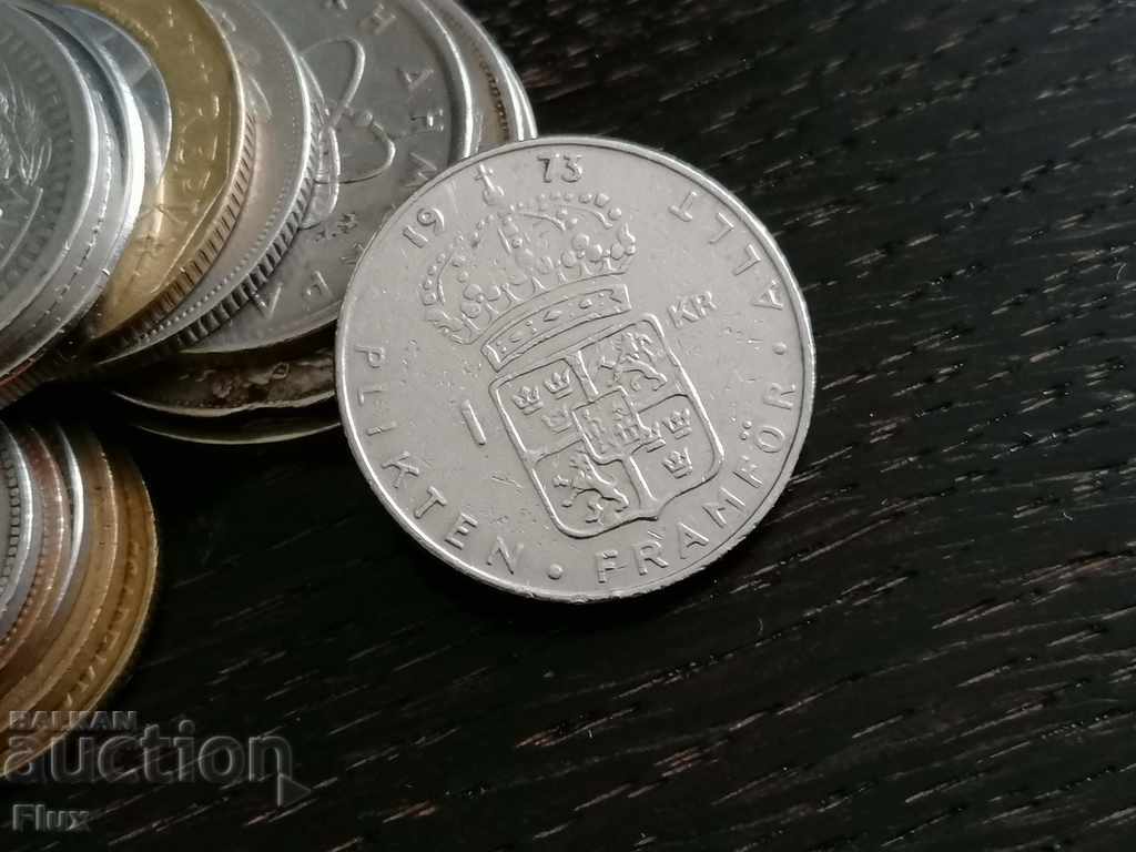 Moneda - Suedia - 1 Krone | 1973.
