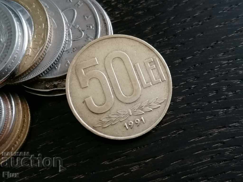 Moneda - România - 50 lei | 1991.