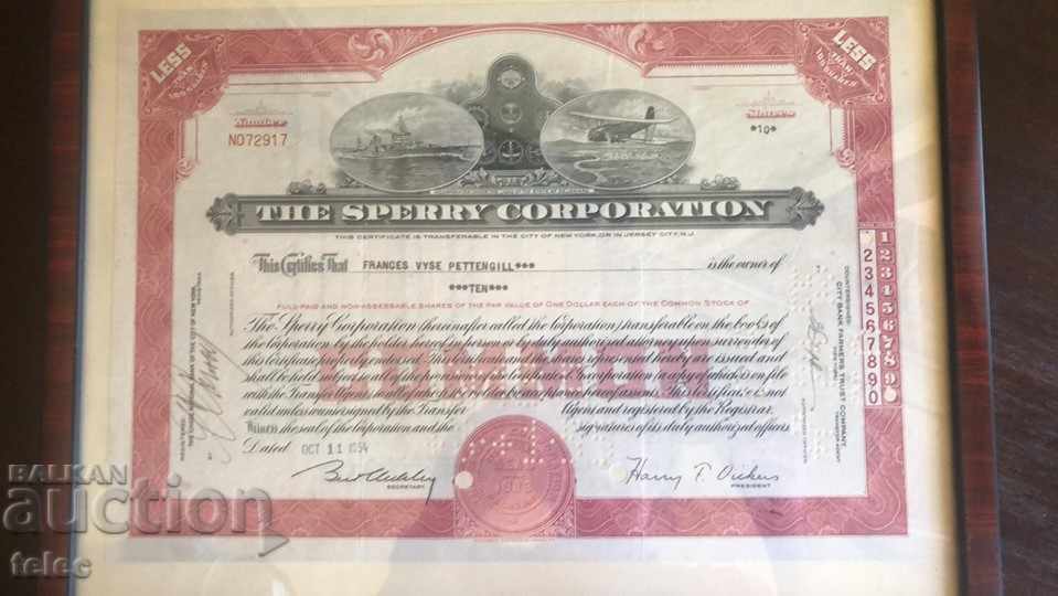 American stock from the 1950s with price 40.00 BGN | € 20.45