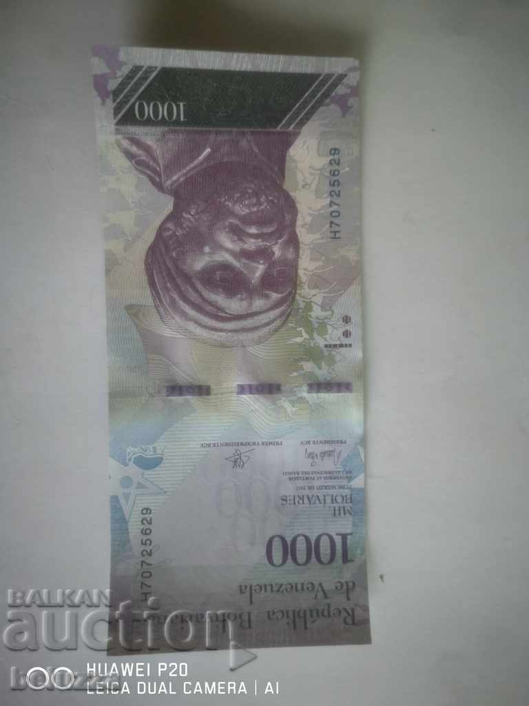 1000 Bolivar Venezuela with price 1.99 BGN | € 1.02 1000 Bolivar Venezuela with price 1.99 BGN | € 1.02