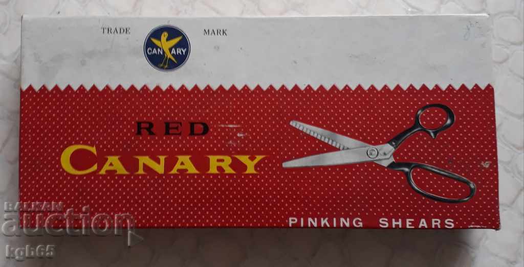 Auction Old Red Canary Scissors. Super quality !!!!!!!!! Auction Old Red Canary Scissors. Super quality !!!!!!!!!