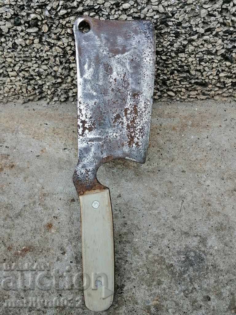 Old forged saber, ax, pole, knife, machete with price 32.00 BGN | € 16.36 Old forged saber, ax, pole, knife, machete with price 32.00 BGN | € 16.36