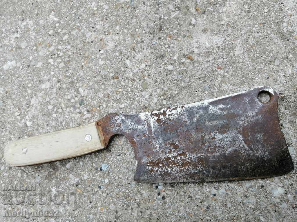 Old forged saber, ax, pole, knife, machete - 6 Old forged saber, ax, pole, knife, machete - 6