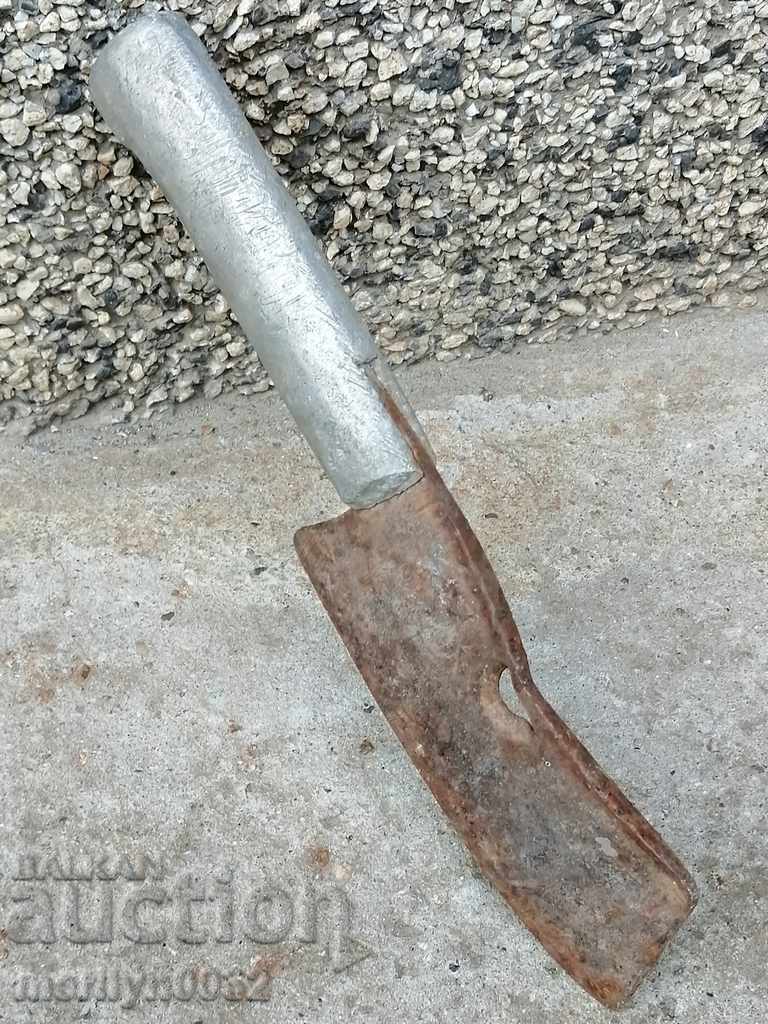 Old forged saber, ax, pole, knife, machete with price 39.00 BGN | € 19.94 Old forged saber, ax, pole, knife, machete with price 39.00 BGN | € 19.94