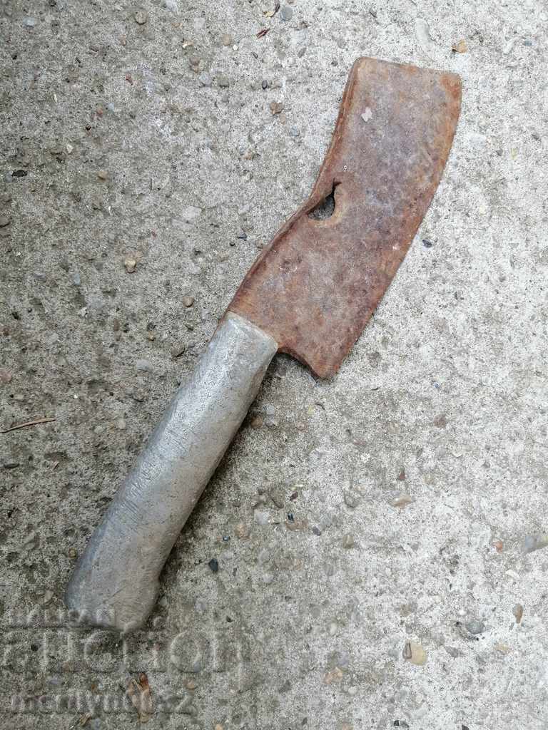 Delivery of Old forged saber, ax, pole, knife, machete Delivery of Old forged saber, ax, pole, knife, machete