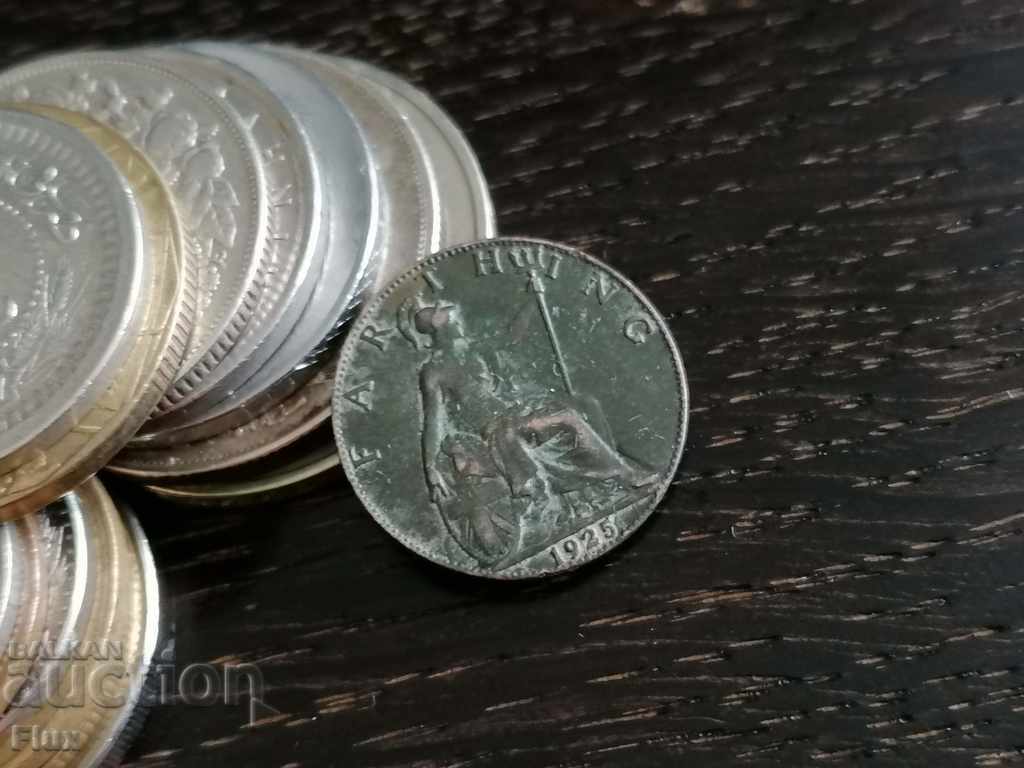 Coin - United Kingdom - 1 Fart | 1925