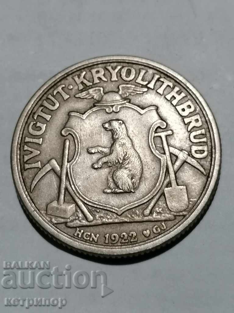 10 Kroner 1922 Greenland with price 175.00 BGN | € 89.48 10 Kroner 1922 Greenland with price 175.00 BGN | € 89.48